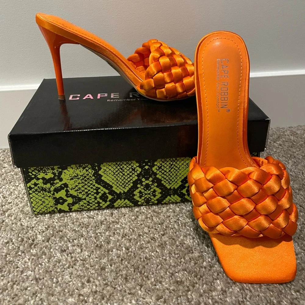 Orange Heels - Picture 1 of 3